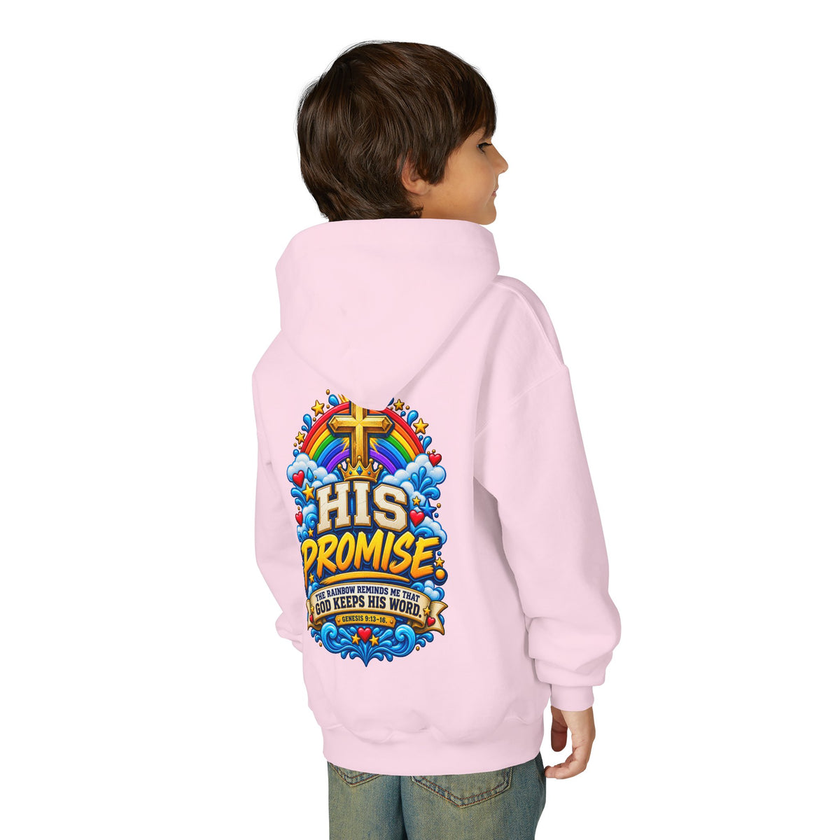 Youth Hoodie – "His Promise"