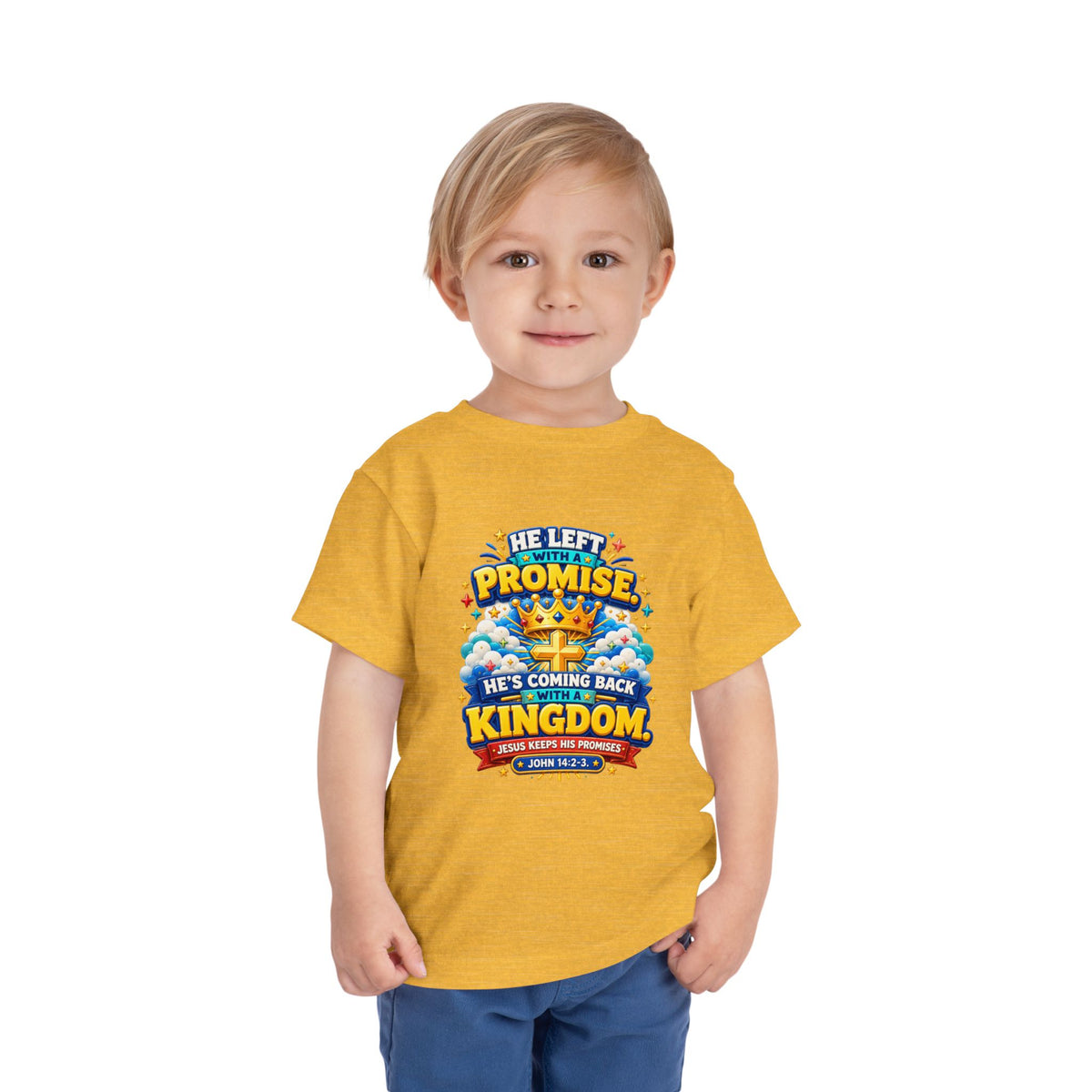 Toddler Tee — "He’s Coming Back"