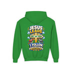 Youth Hoodie - "Jesus Leads"
