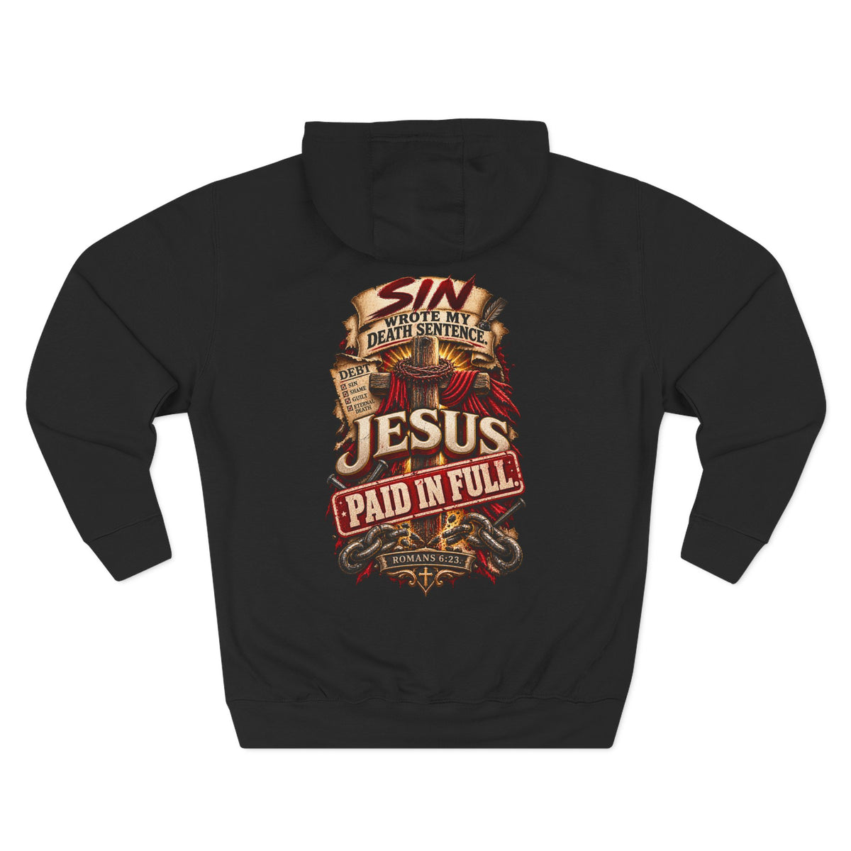 Jesus Paid in Full - Graphic Fleece Pullover