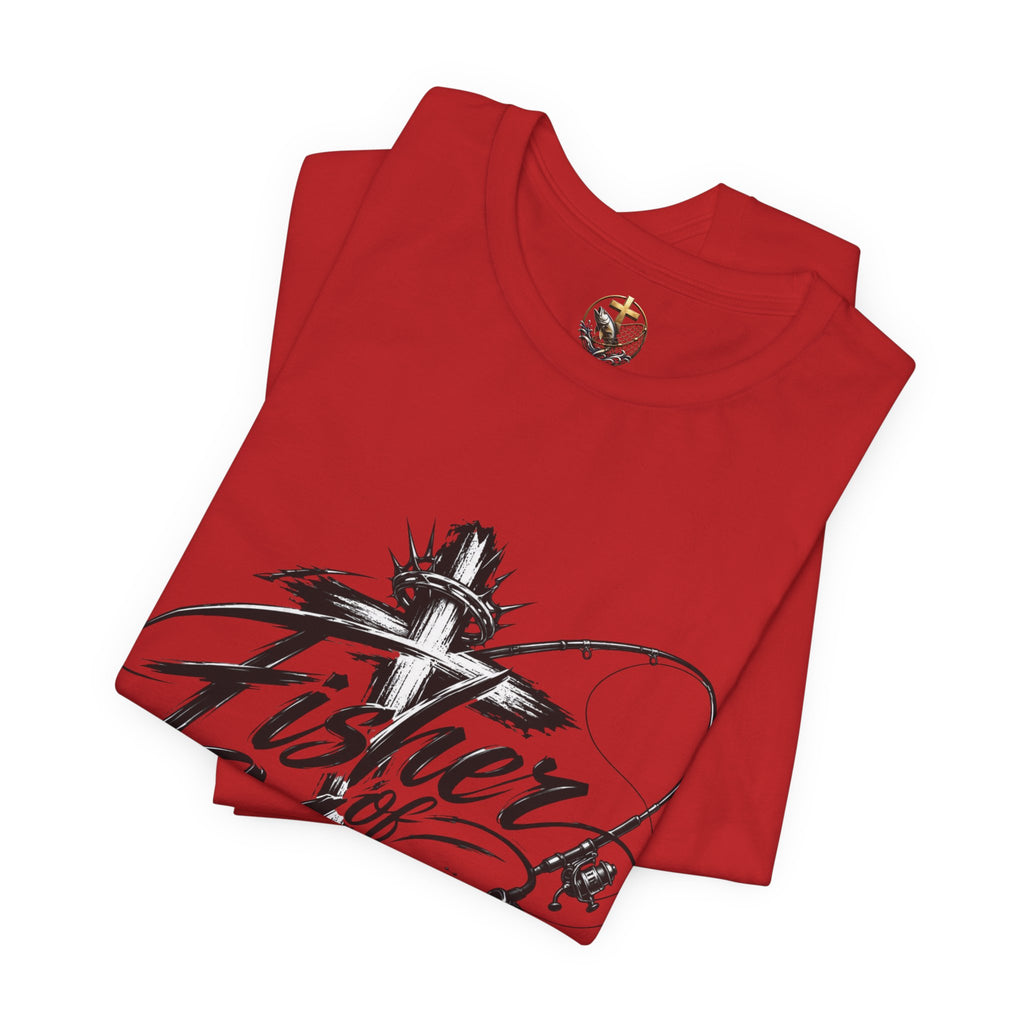 Christian 'Fisher of Men' T-Shirt — Matthew 4:19 Fishing Faith Tee