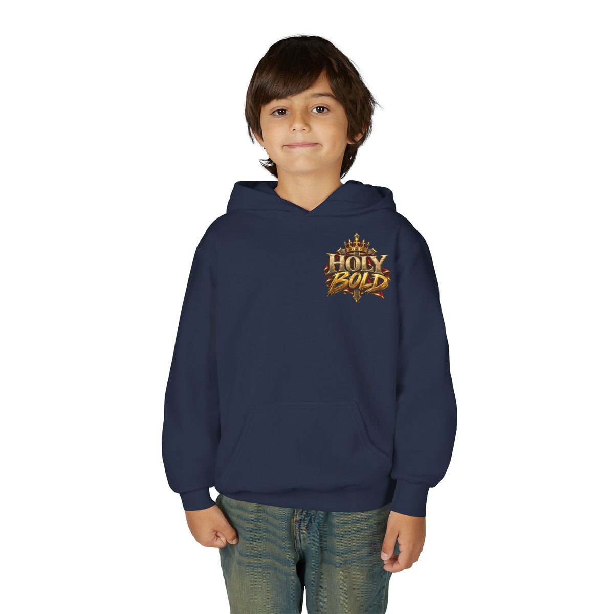 Youth Hoodie – "Jesus: One Name, One Savior"