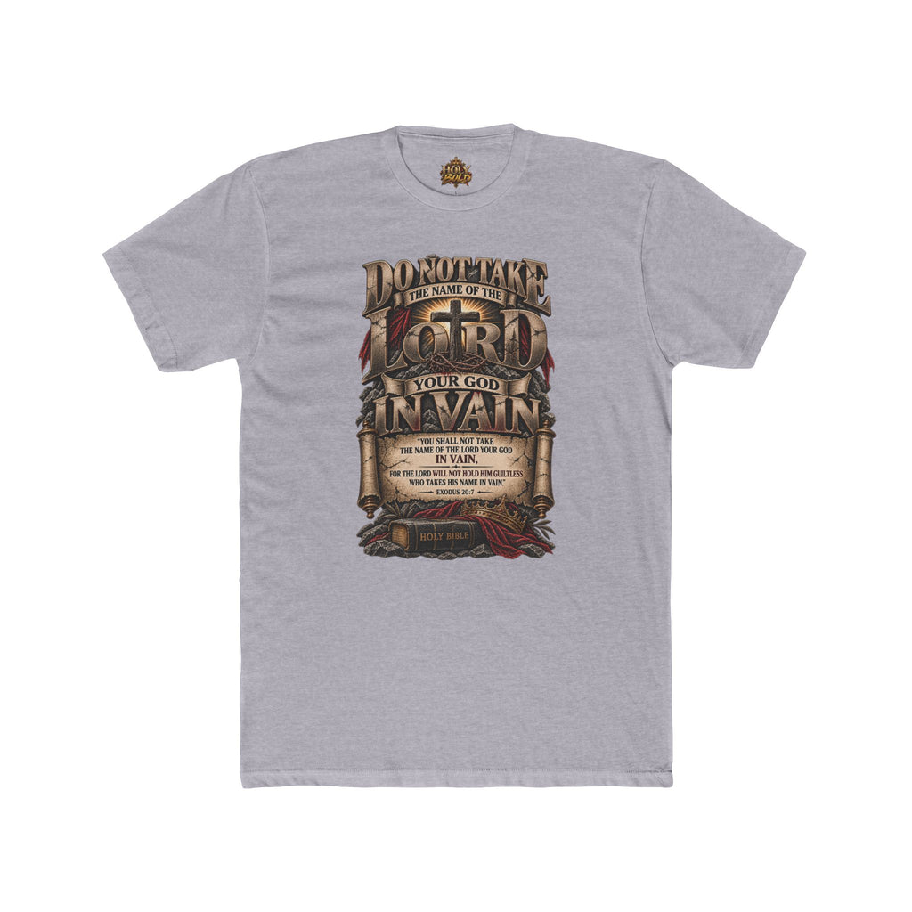 The Lord's Name In Vain - Vintage Bible Verse Tee