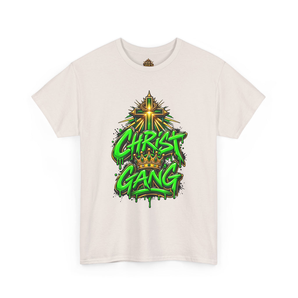 Neon Green Christ Gang Streetwear T-Shirt