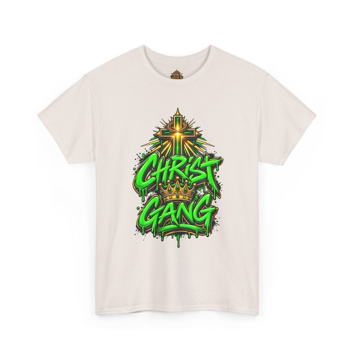 Neon Green Christ Gang Streetwear T-Shirt