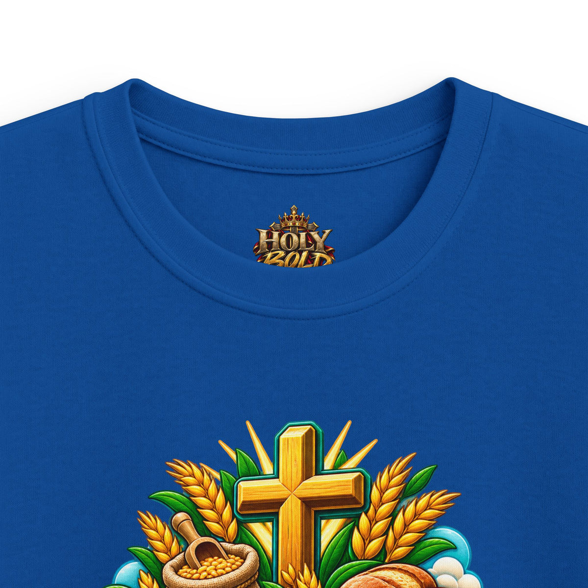 Kids T‑Shirt — "When the World Can't Provide, God Provides" Christian Tee