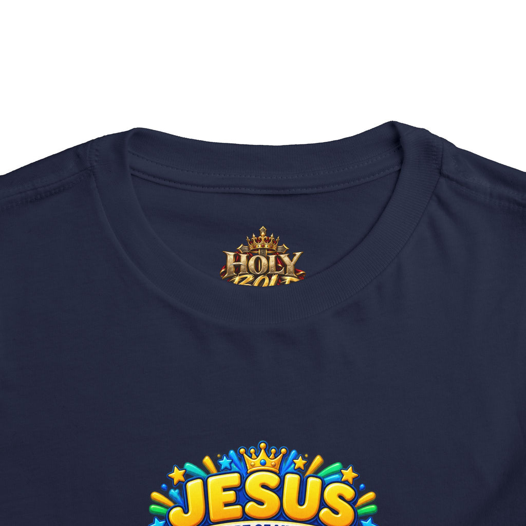 Toddler Tee — "Jesus is the Alpha and Omega"
