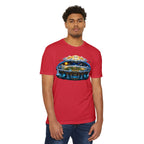 Biblical Flat Earth Illustration T-Shirt — 'God Created the Heavens and the Earth' Graphic Tee