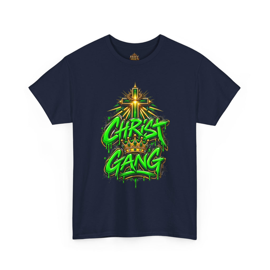 Neon Green Christ Gang Streetwear T-Shirt