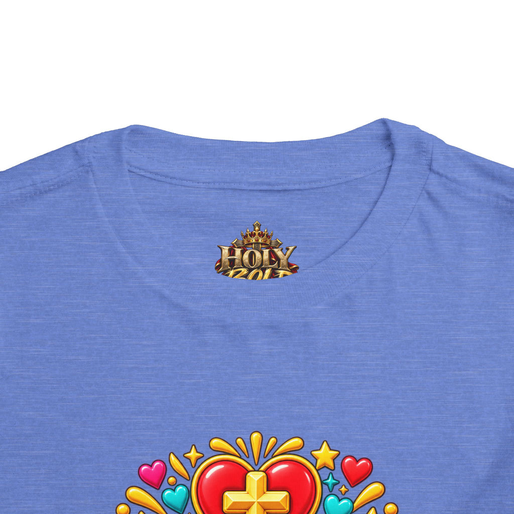 Toddler Tee — “My Heart Belongs to Jesus”