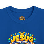 Kids Jesus Alpha Omega T-Shirt — "Beginning and the End" Christian Tee