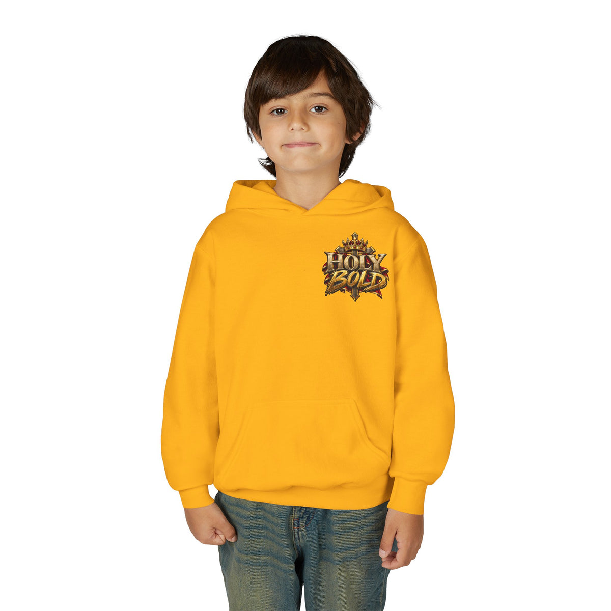 Youth Hoodie – "Jesus: One Name, One Savior"