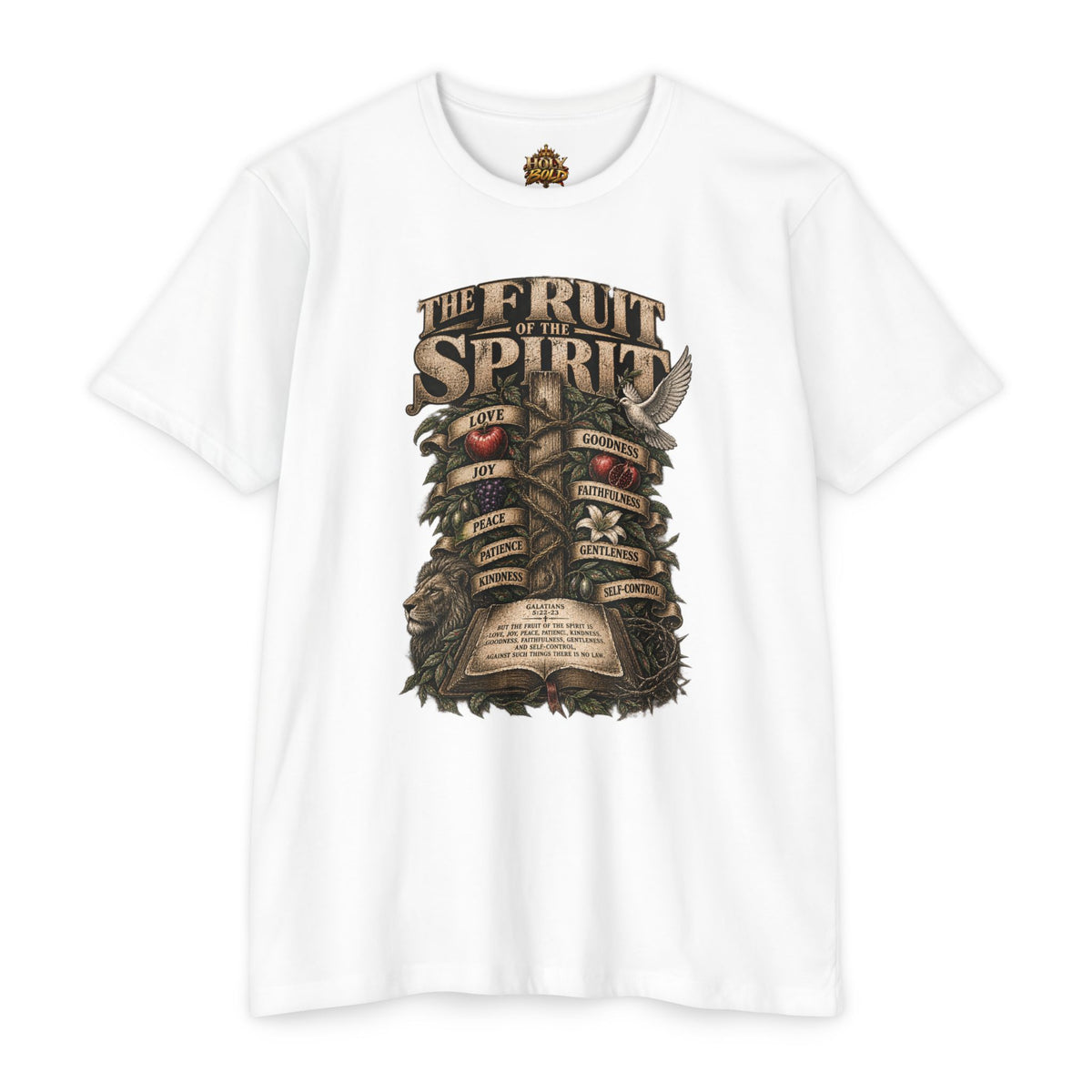 The Fruit of the Spirit T-Shirt — Christian Faith & Bible Verse Tee