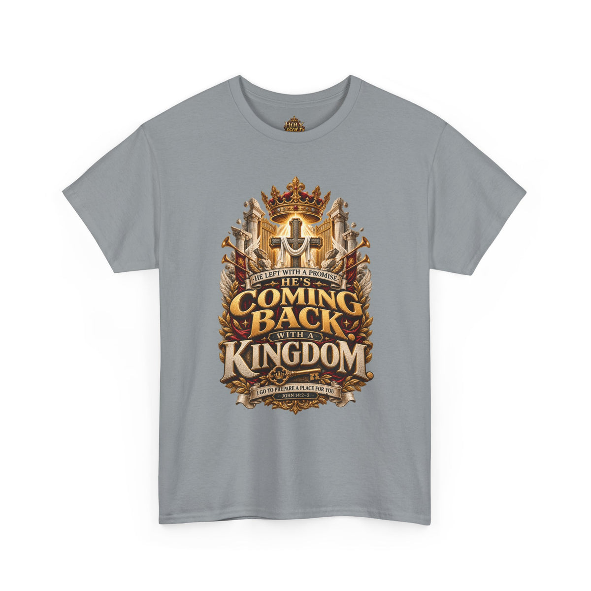 Kingdom Return Tee — "He's Coming Back"