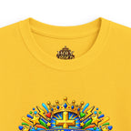 Kids Tee — Bright "Jesus! One Savior, One Name"