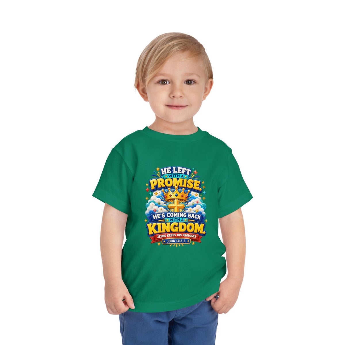 Toddler Tee — "He’s Coming Back"