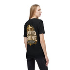 Saved to Shine Christian T-Shirt — "Not to Blend Into the Darkness"