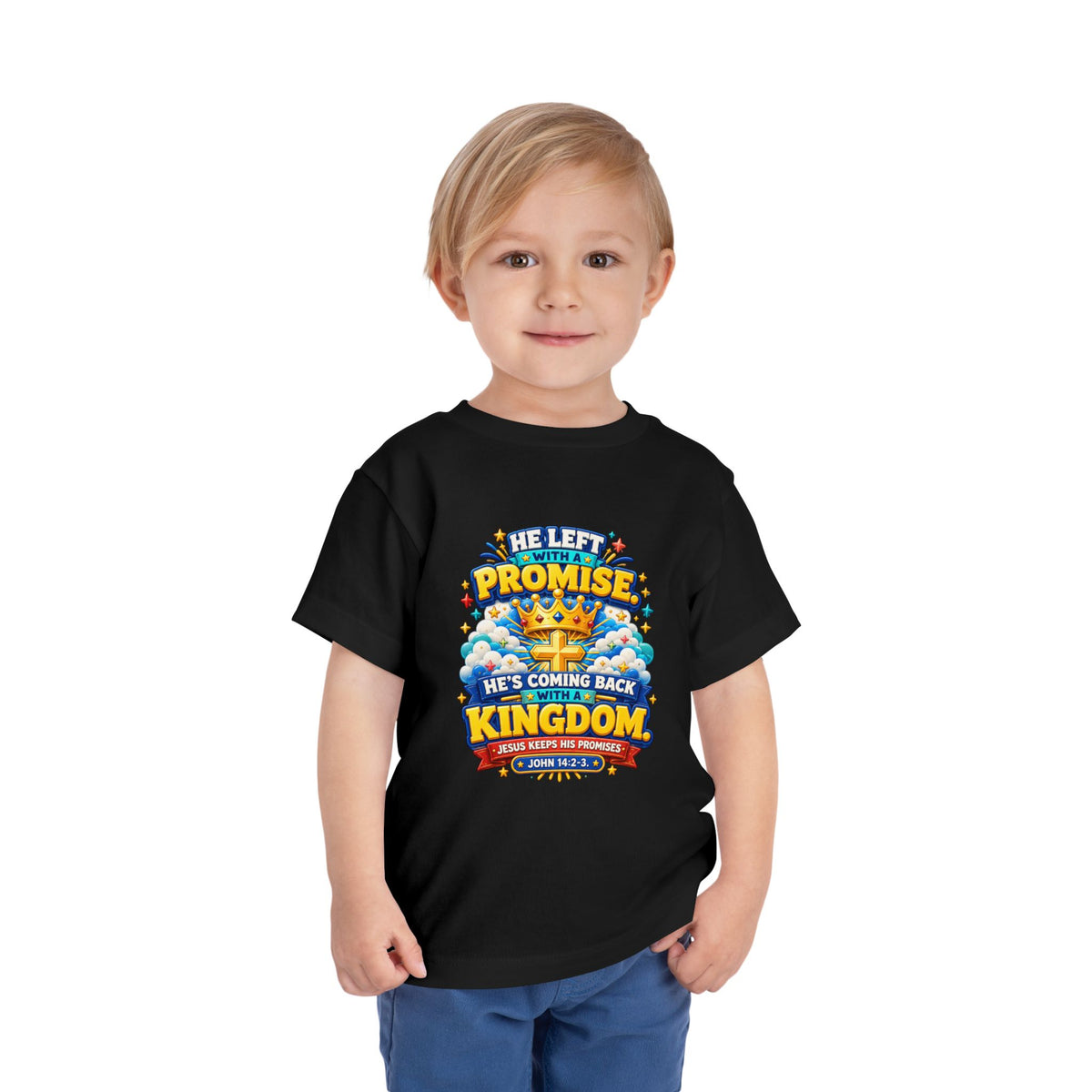 Toddler Tee — "He’s Coming Back"