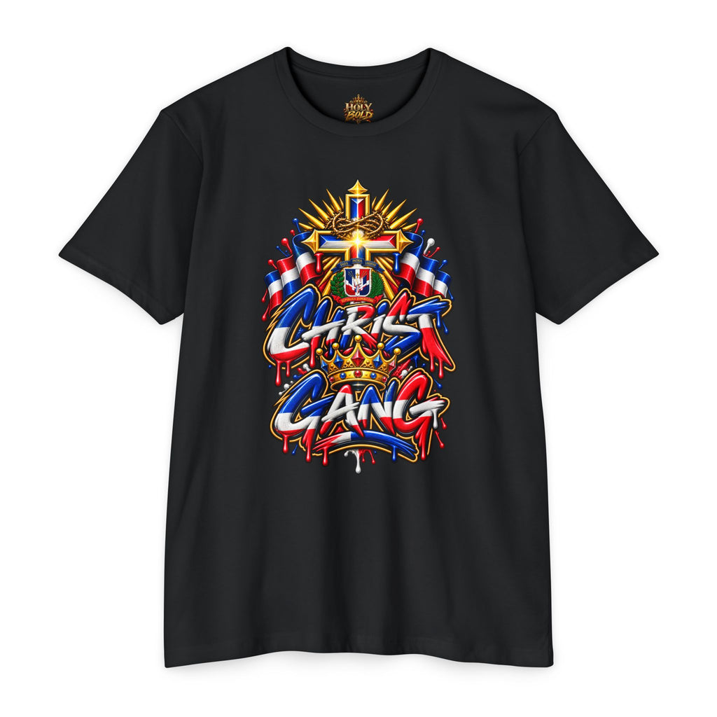 Dominican Flag Styled Christ Gang Tee