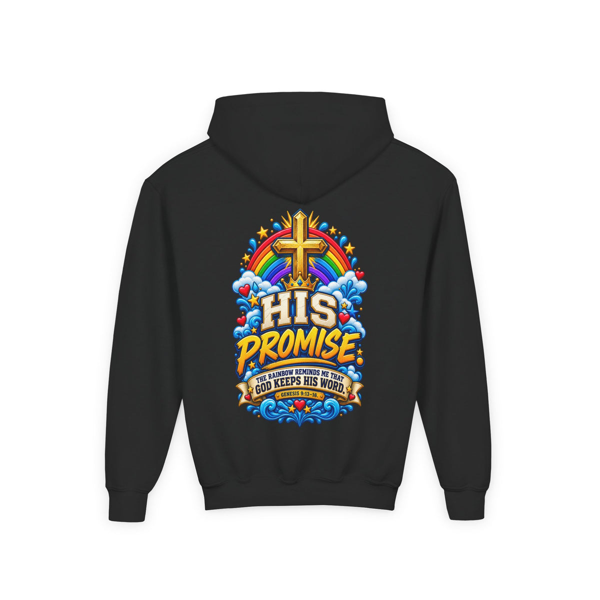 Youth Hoodie – "His Promise"