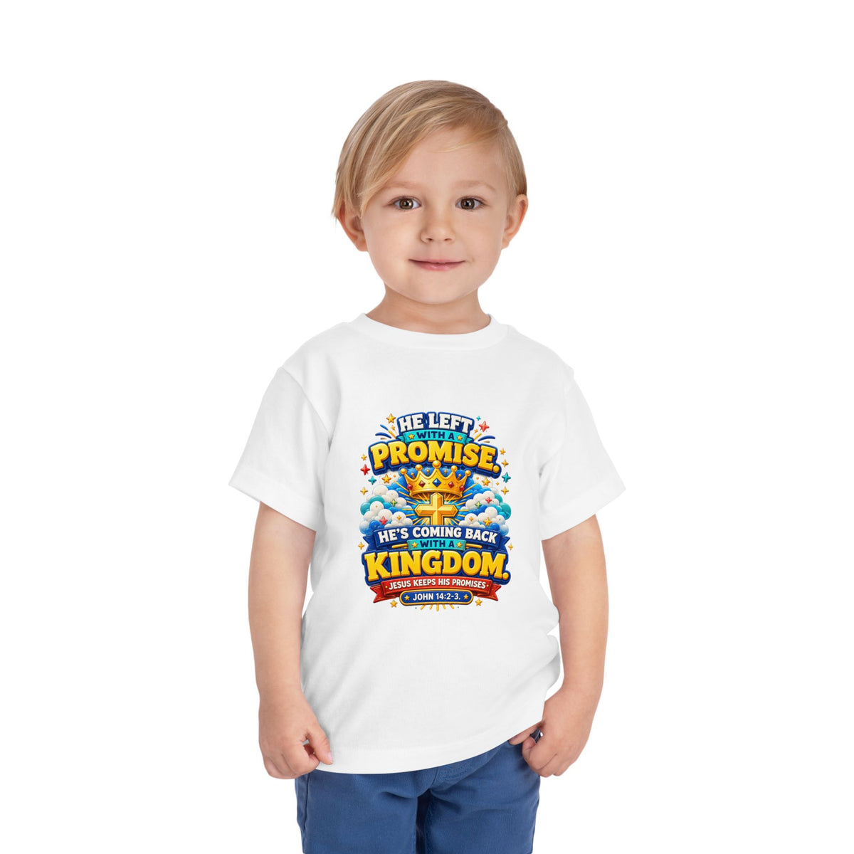 Toddler Tee — "He’s Coming Back"