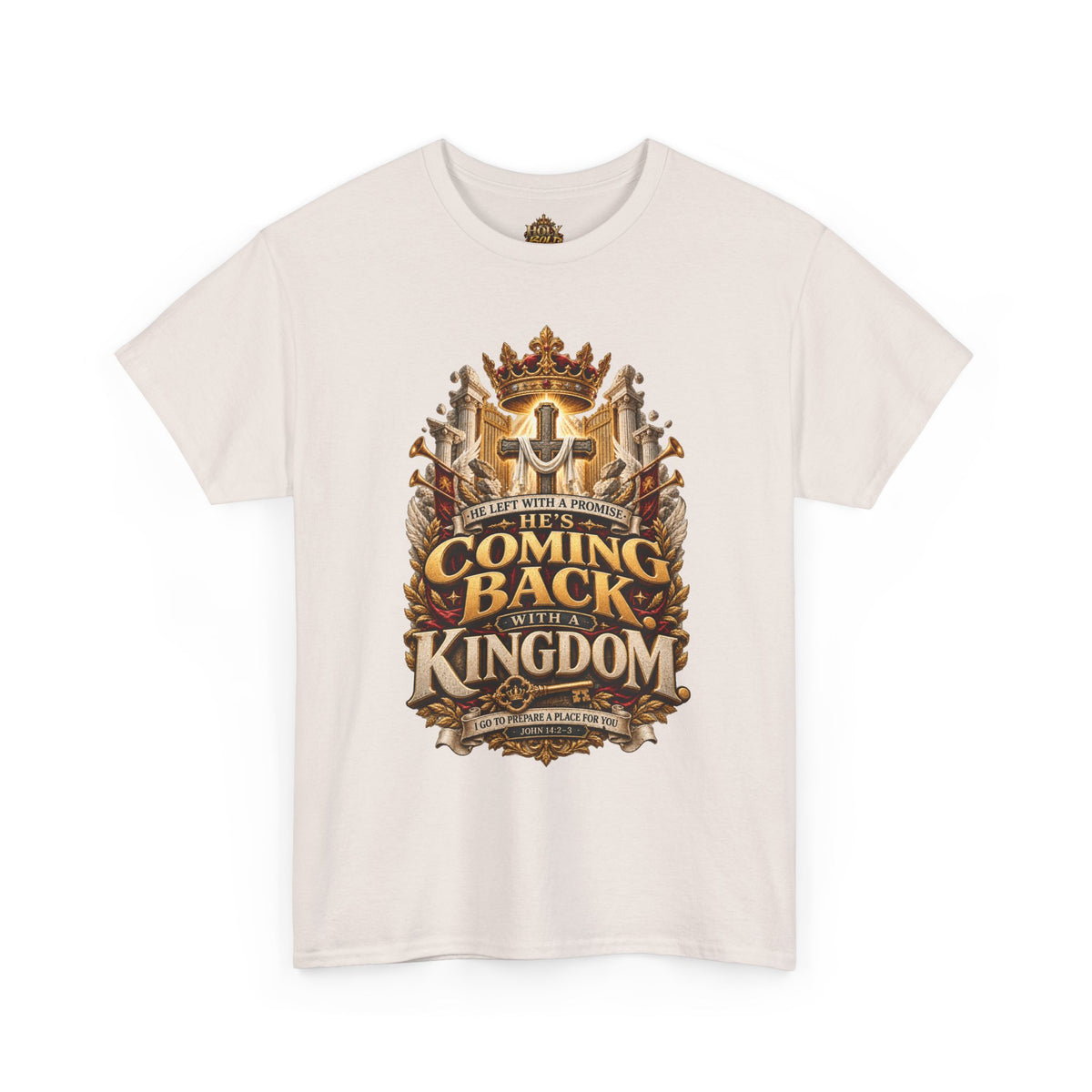 Kingdom Return Tee — "He's Coming Back"