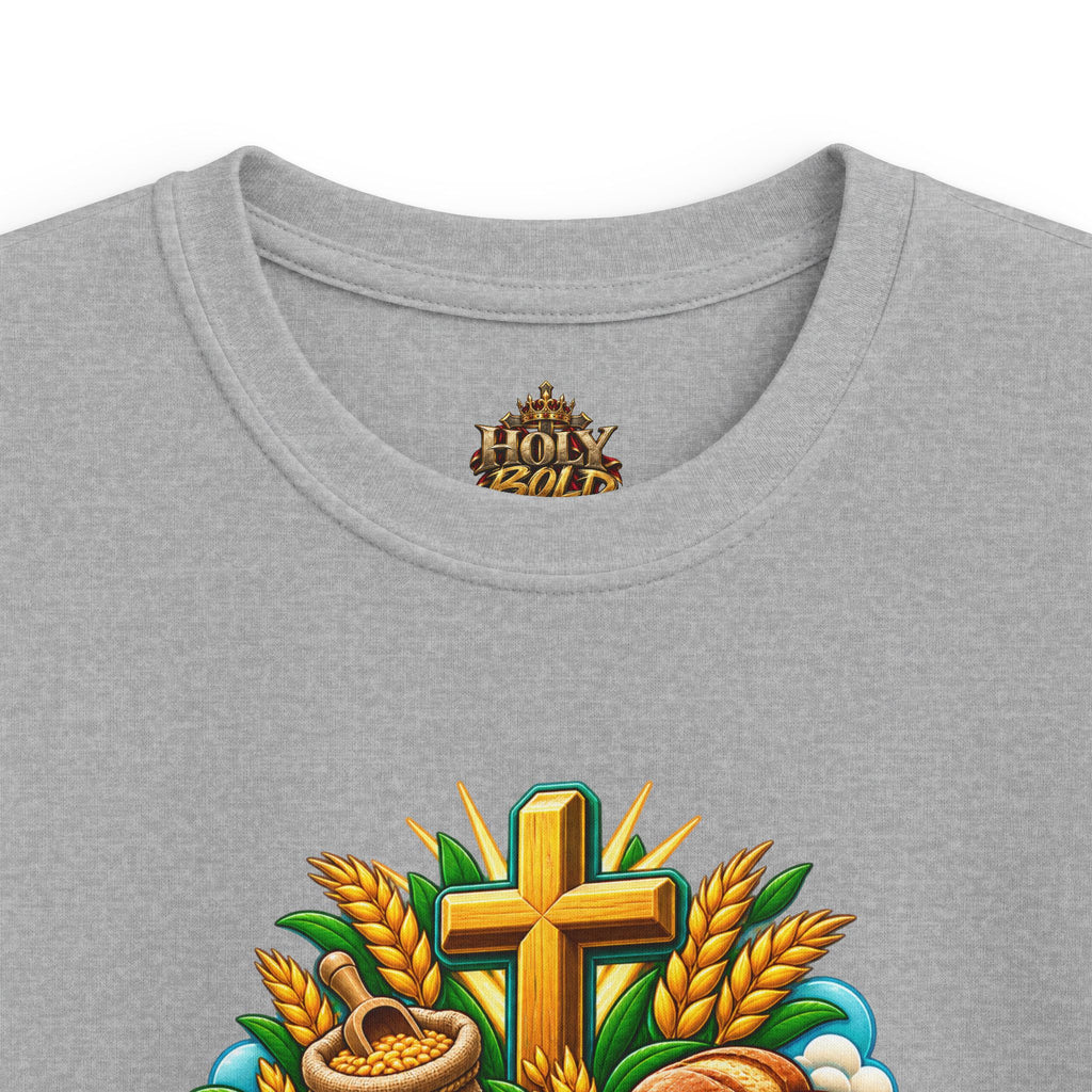 Kids T‑Shirt — "When the World Can't Provide, God Provides" Christian Tee