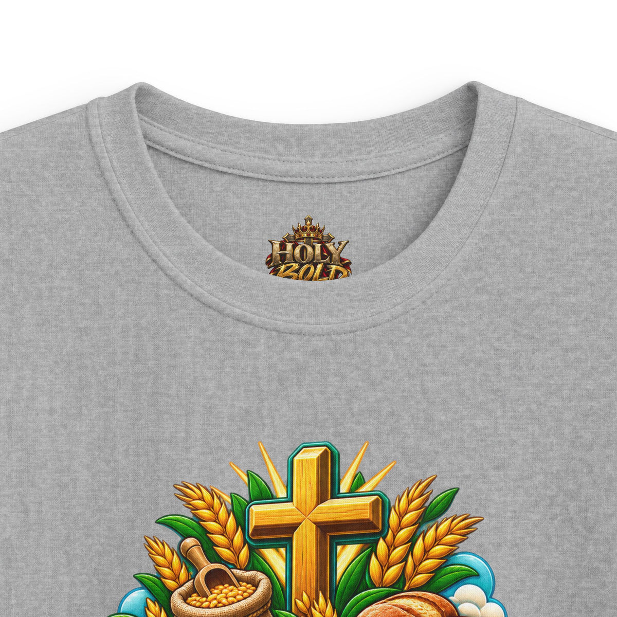 Kids T‑Shirt — "When the World Can't Provide, God Provides" Christian Tee